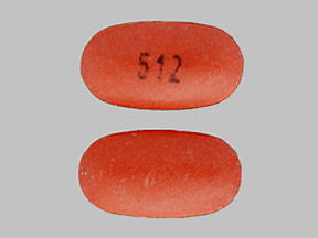 brown oval pill 512