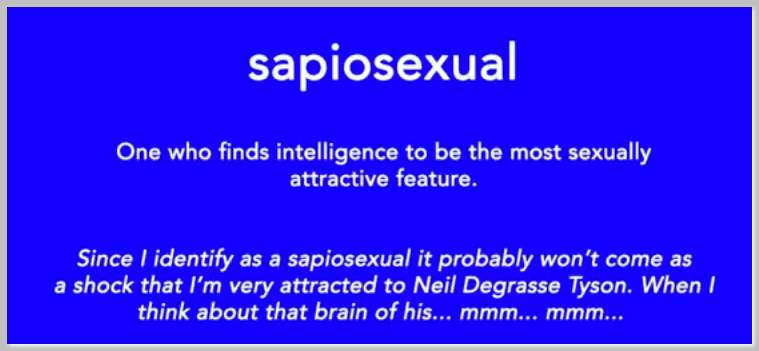 what does Sapiosexual mean